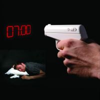 Будильник пистолет с проекционными часами Secret Agent Alarm Clock 